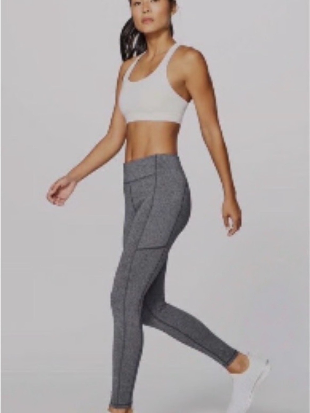 Lululemon Size 6 Speed Up Tight Full on Luxtreme Health Black Leggings in EUC